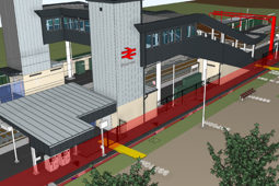 Waterbeach Station mock-up