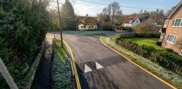 Angle Lane and Fowlmere Road visualisation