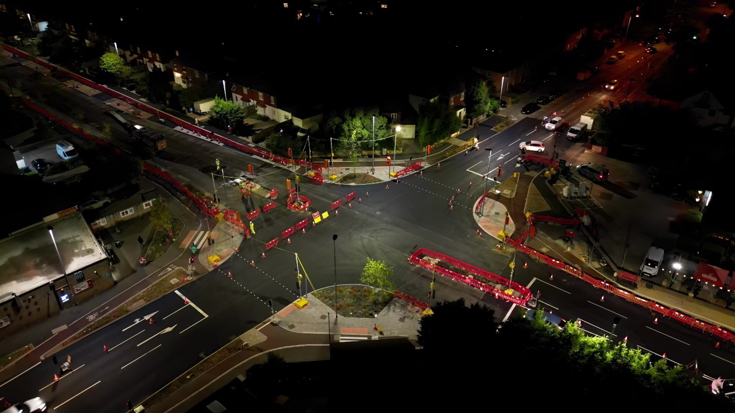 Milton Road August update - overnight works