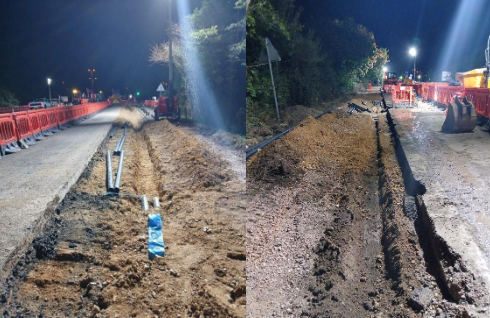 Barton road works September
