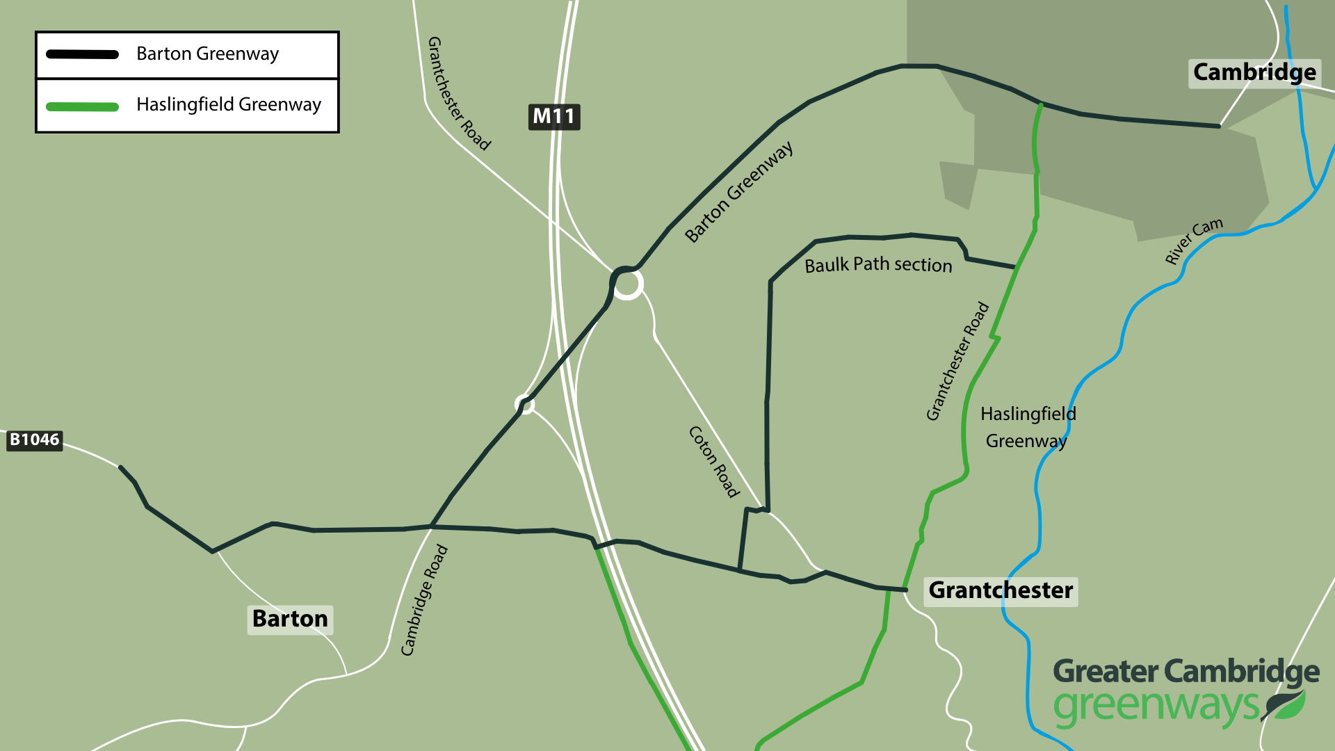 Barton greenway Baulk path