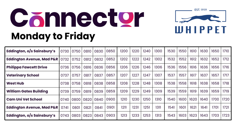 New CW timetable (2)