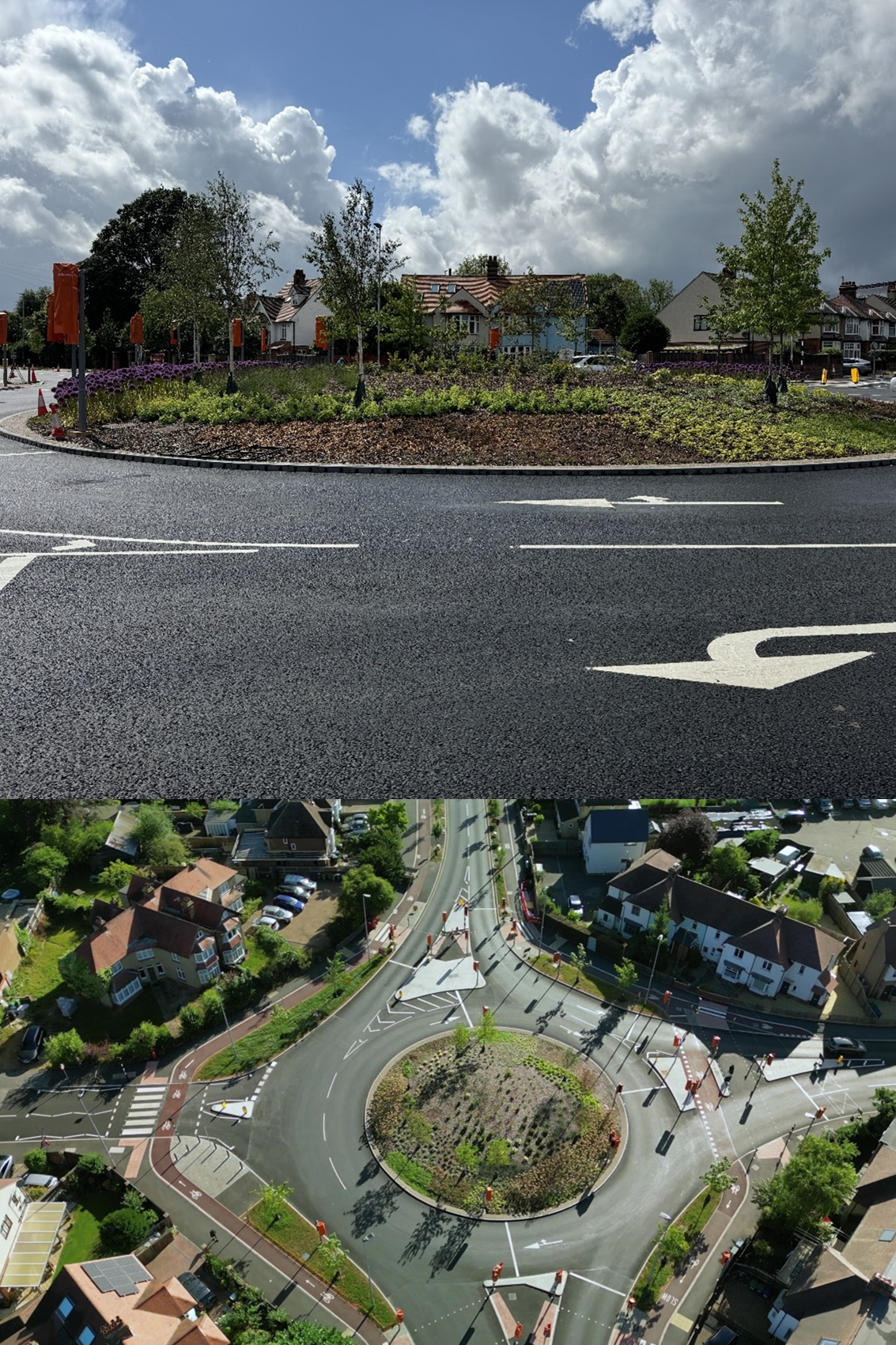 Elizabeth Way roundabout MR June 24