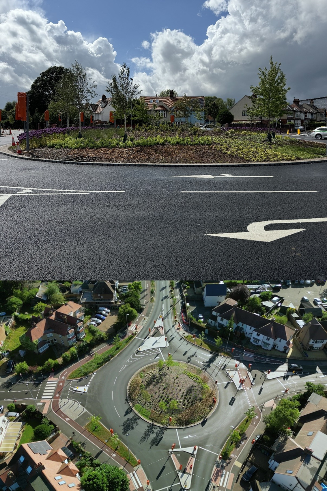 Elizabeth Way roundabout MR June 24
